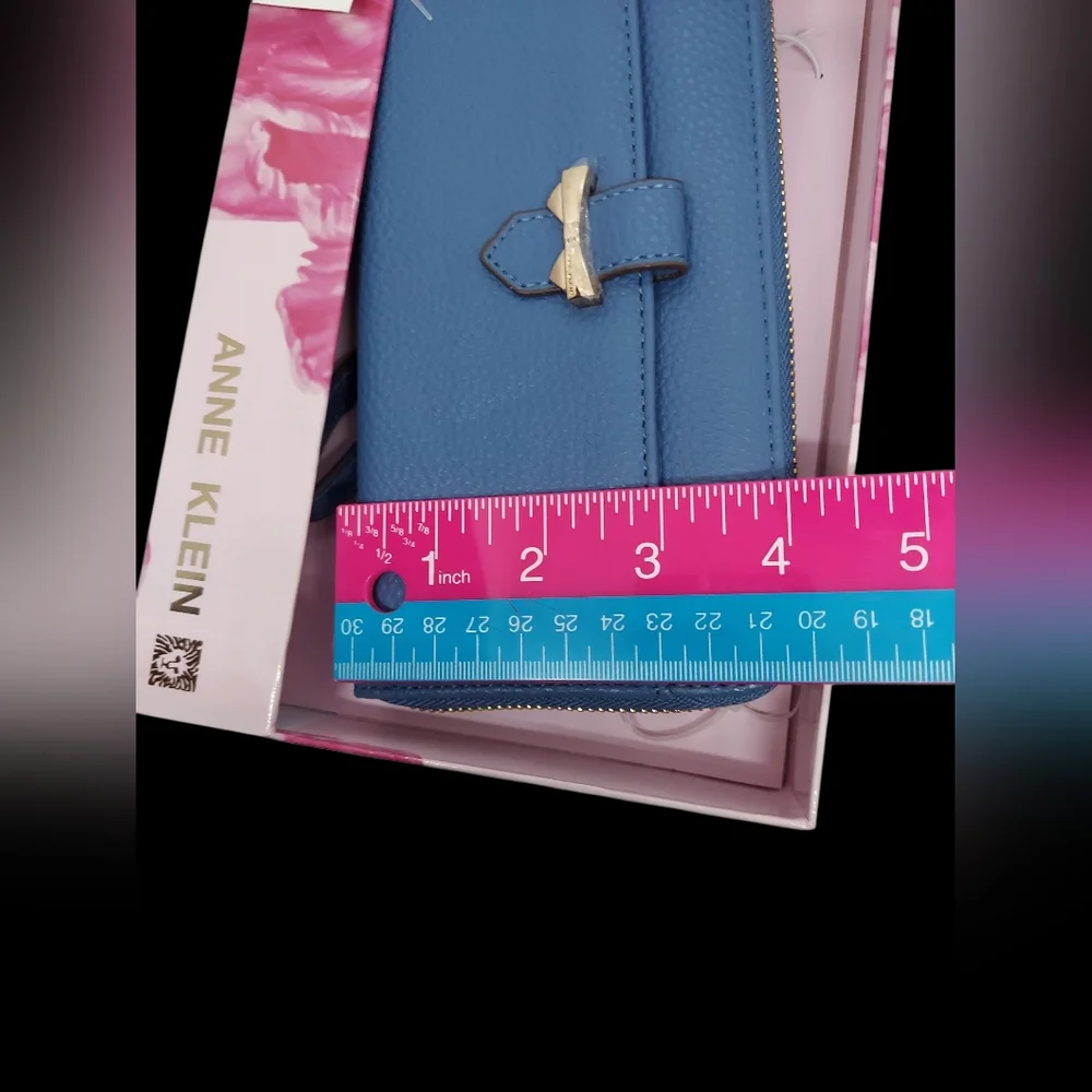 Anne Klein Blue Wristlet Wallet NWT - Picture 6 of 7